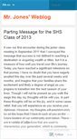 Mobile Screenshot of mrcjjones.wordpress.com
