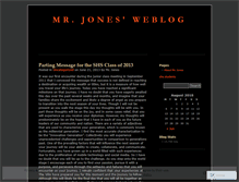 Tablet Screenshot of mrcjjones.wordpress.com