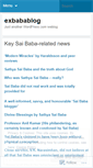 Mobile Screenshot of exbabablog.wordpress.com