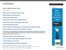 Tablet Screenshot of exbabablog.wordpress.com