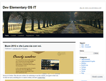 Tablet Screenshot of elementaryositdev.wordpress.com