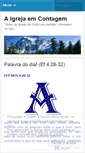 Mobile Screenshot of igrejaemcontagem.wordpress.com