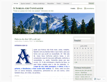 Tablet Screenshot of igrejaemcontagem.wordpress.com