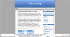 Desktop Screenshot of fosstrak.wordpress.com