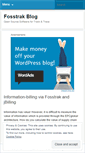 Mobile Screenshot of fosstrak.wordpress.com
