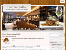 Tablet Screenshot of idontcareyoupick.wordpress.com