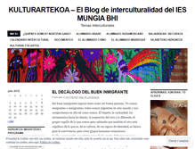 Tablet Screenshot of kulturartekoa.wordpress.com