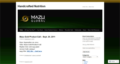 Desktop Screenshot of mazuglobal.wordpress.com