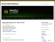 Tablet Screenshot of mazuglobal.wordpress.com