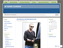 Tablet Screenshot of 50yearsyounger.wordpress.com