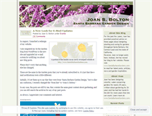 Tablet Screenshot of joansbolton.wordpress.com
