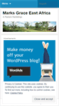 Mobile Screenshot of marksgraceeastafrica.wordpress.com