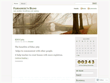 Tablet Screenshot of f2hadeel.wordpress.com