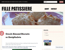 Tablet Screenshot of fillepatissiere.wordpress.com