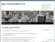 Tablet Screenshot of novaato.wordpress.com