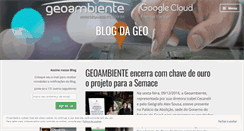 Desktop Screenshot of geoamb.wordpress.com