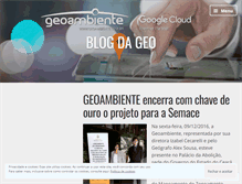 Tablet Screenshot of geoamb.wordpress.com