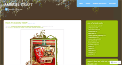 Desktop Screenshot of ambrielcraft.wordpress.com