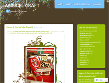 Tablet Screenshot of ambrielcraft.wordpress.com