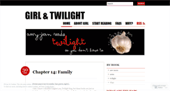 Desktop Screenshot of girlandtwilight.wordpress.com