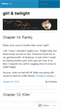 Mobile Screenshot of girlandtwilight.wordpress.com