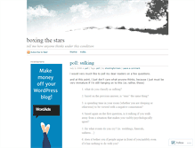 Tablet Screenshot of boxingthestars.wordpress.com