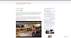 Desktop Screenshot of conradstrydom.wordpress.com