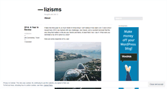 Desktop Screenshot of lizisms.wordpress.com