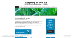 Desktop Screenshot of gewatkins.wordpress.com