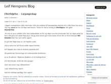 Tablet Screenshot of leifherngren.wordpress.com