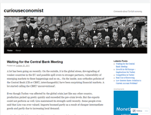Tablet Screenshot of curiouseconomist.wordpress.com
