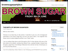 Tablet Screenshot of brownsugarpartybcn.wordpress.com