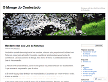 Tablet Screenshot of mongedocontestado.wordpress.com