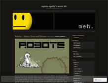 Tablet Screenshot of captainapathy.wordpress.com