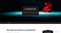 Desktop Screenshot of claroskuro.wordpress.com
