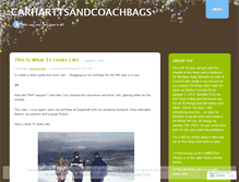 Tablet Screenshot of carharttsandcoachbags.wordpress.com