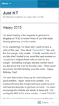 Mobile Screenshot of justkt.wordpress.com