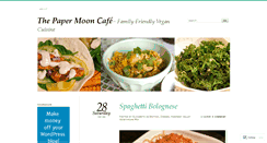 Desktop Screenshot of cafepapermoon.wordpress.com