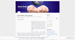 Desktop Screenshot of duniaterapisehat.wordpress.com