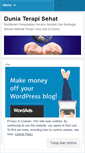 Mobile Screenshot of duniaterapisehat.wordpress.com