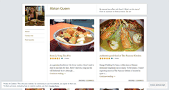 Desktop Screenshot of makanqueen.wordpress.com