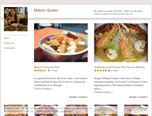 Tablet Screenshot of makanqueen.wordpress.com