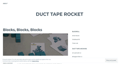 Desktop Screenshot of ducttaperocket.wordpress.com