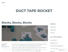 Tablet Screenshot of ducttaperocket.wordpress.com
