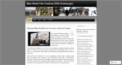 Desktop Screenshot of bikeweekfilmfestival2009.wordpress.com