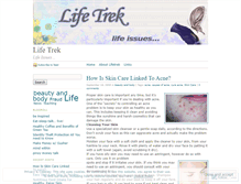 Tablet Screenshot of lifetrek.wordpress.com