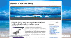 Desktop Screenshot of nickaiva.wordpress.com