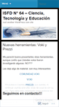 Mobile Screenshot of isfd64tecnologia.wordpress.com