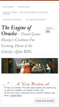 Mobile Screenshot of engineoforacles.wordpress.com