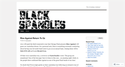 Desktop Screenshot of blackspangles.wordpress.com